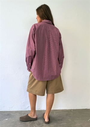 Vega skjorte Mini Bordeaux Check Boii Studios 